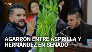 Acalorada discusión entre Inti Asprilla y Jota Pe Hernández suspende sesión del Senado