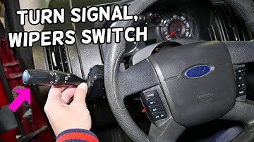 TURN SIGNAL SWITCH, WIPERS SWITCH REPLACEMENT REMOVAL FORD EDGE, LINCOLN MKX