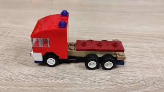 Сборка грузовика КАМАЗ 6426 Лесовоз из Lego