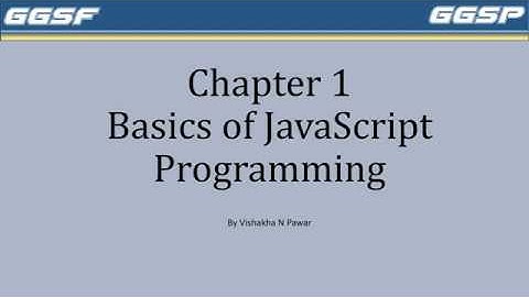 JavaScript Tutorial - Part 4