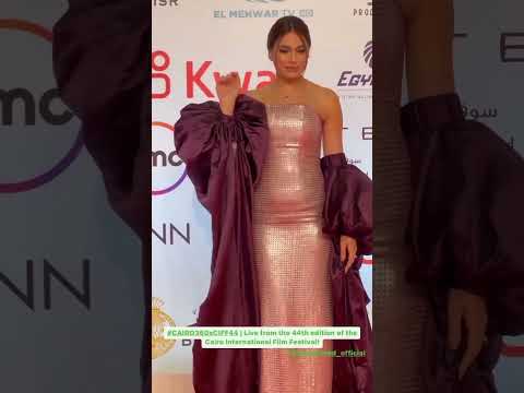 هاجر محمد وأناقتها في الحفل الختامي