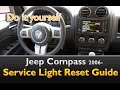 Jeep compass service light interval oil life reset guide