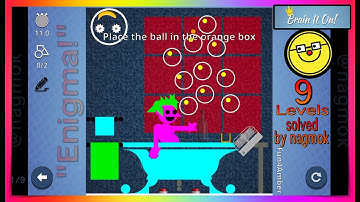 Brain It On! Community 9 Levels "ENIGMA!" solving by nagmok