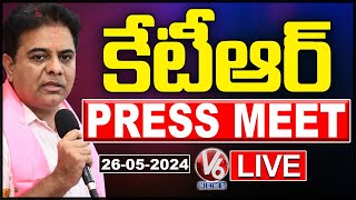 KTR Press Meet LIVE | V6 News