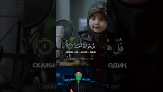Маленькая девочка прочитала суру «аль-Ихляс»