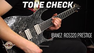 TONE CHECK: Ibanez RG5320 Prestige Guitar Demo | No Talking