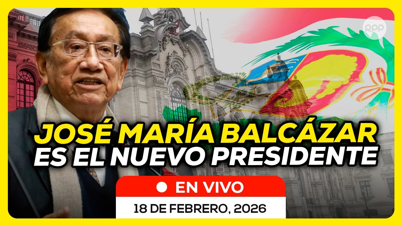 🚨 José María Balcázar es elegido presidente interino 