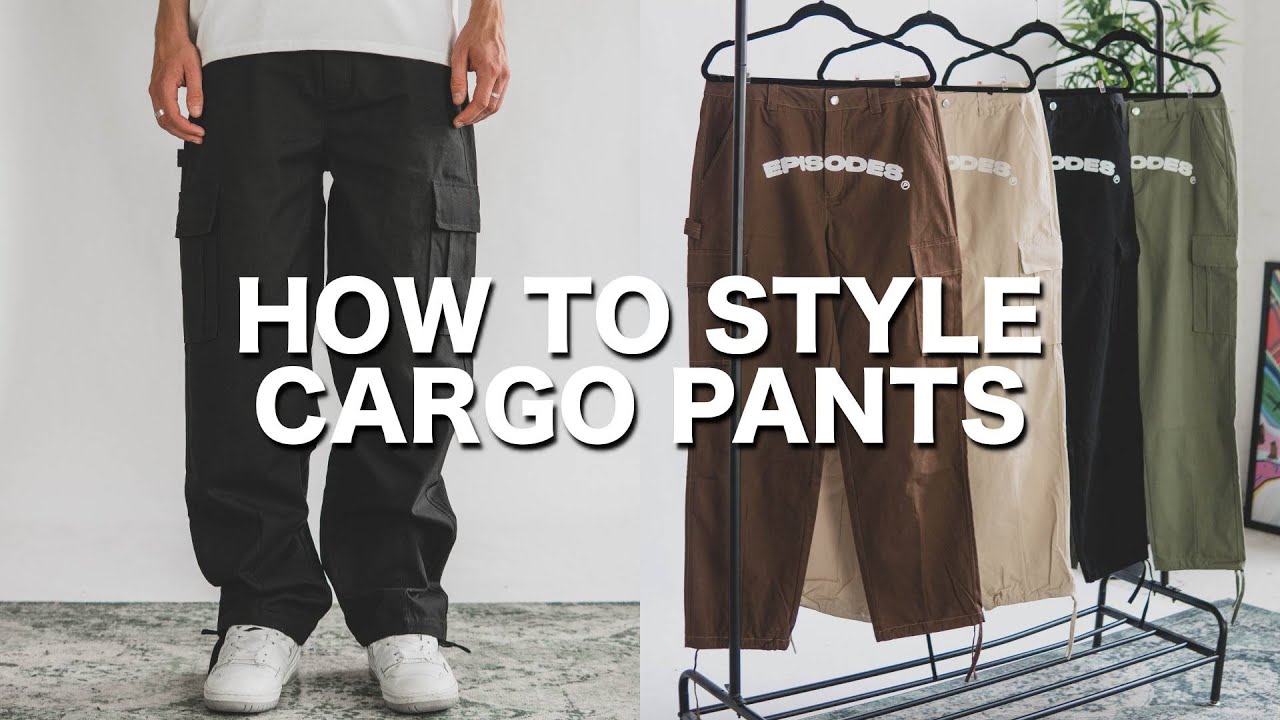 How To Style Cargo Pants | 10 Outfits - YouTube