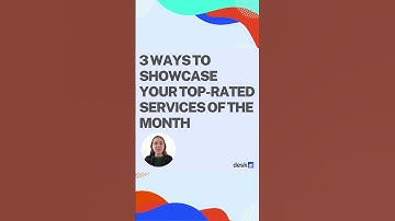 3 ways to Showcase our top rated services of the month