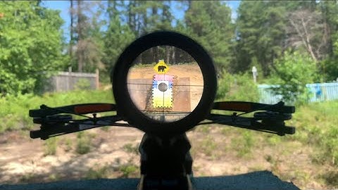 RANGE FINDER, HOW IT LOOKS THROUGH CROSSBOW SCOPE #CROSSBOW.
