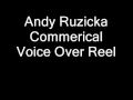 Andy ruzicka commercial voice over demo