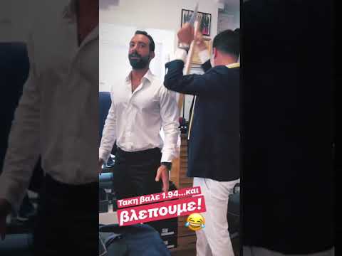 peoplegreece.com: Ο Σάκης Τανιμανίδης στο showroom για το γαμπριάτικο κοστούμι 2