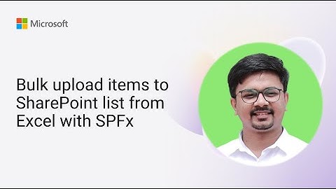 Bulk upload items to SharePoint list from Excel with SPFx
