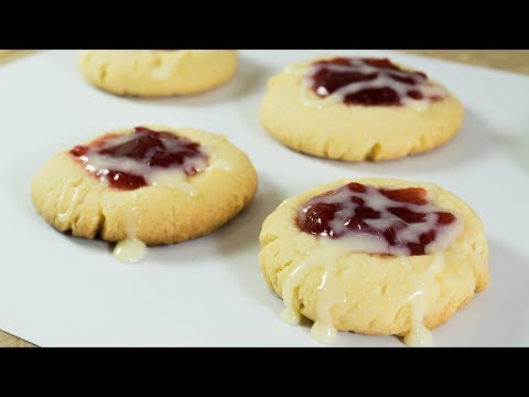 Raspberry Almond Thumbprint Cookies | Recipe | Hungry Cat
