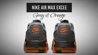 nike air max orange and grey