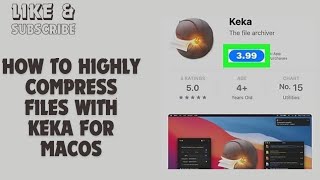 how to highly compress files with keka for macos