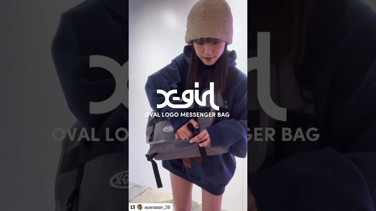 OVAL LOGO MESSENGER BAG X-girl – calif（カリフ）公式サイト