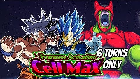 HOW TO BEAT THE 6 TURN MISSION: FEARSOME ACTIVATION CELL MAX EVENT: STAGE 2: DBZ DOKKAN BATTLE