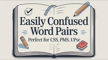 Master Pair of Words for CSS & PMS P-9 | English Made Easy for Aspirants #csswords #cssvocabulary