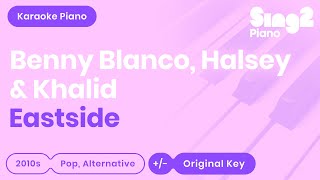 Eastside (Piano Karaoke Instrumental) benny blanco, Halsey & Khalid chords