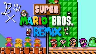 SUPER MARIO BROS 1 Y 3 COOP | 4 JUGADORES AL MISMO TIEMPO!? | Super Mario Brothers Remix | Demo 1.2