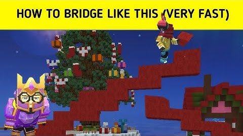 HOW TO BRIDGE LIKE THIS! (BY SPRINTING) (MEGA FAST) || blockman go