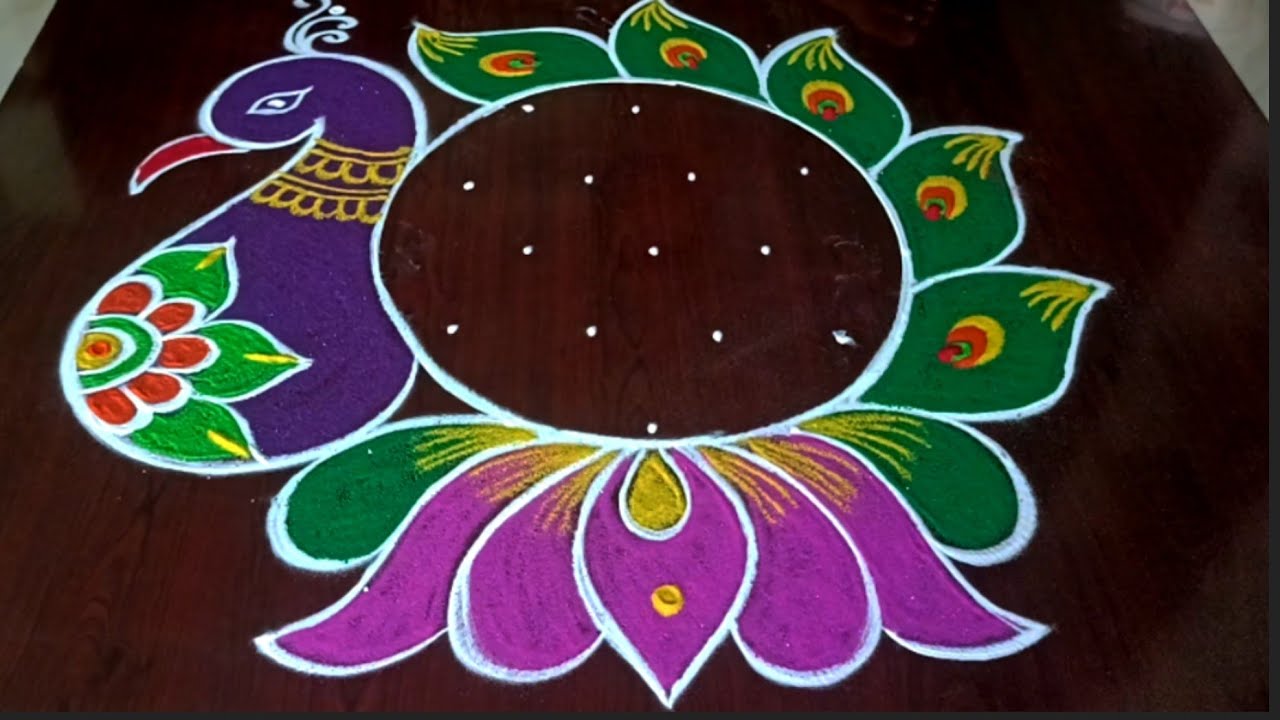 Sri ramnavmi rangolis 🌺 ramnavmi 🏹 rangolis🏹🏹🏹🌺🥭🦜🦜🦜