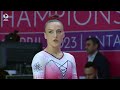 Replay  2023 artistic europeans  womens allaround final