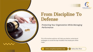 Avoiding Lawsuits 2025 | Discipline & Performance Management | WEBINAR