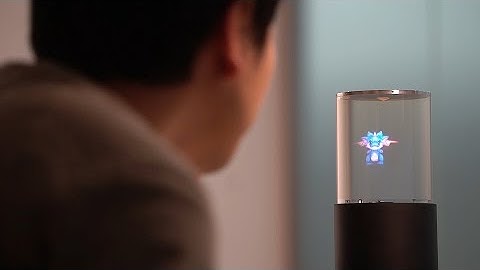 New Style Display : 360-degree Cylindrical Transparent Display