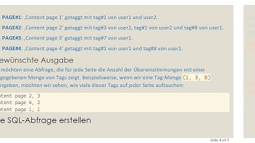 Wie man Vorkommen in einer SQL IN-Klausel für Seiten-Tagging effizient zählt