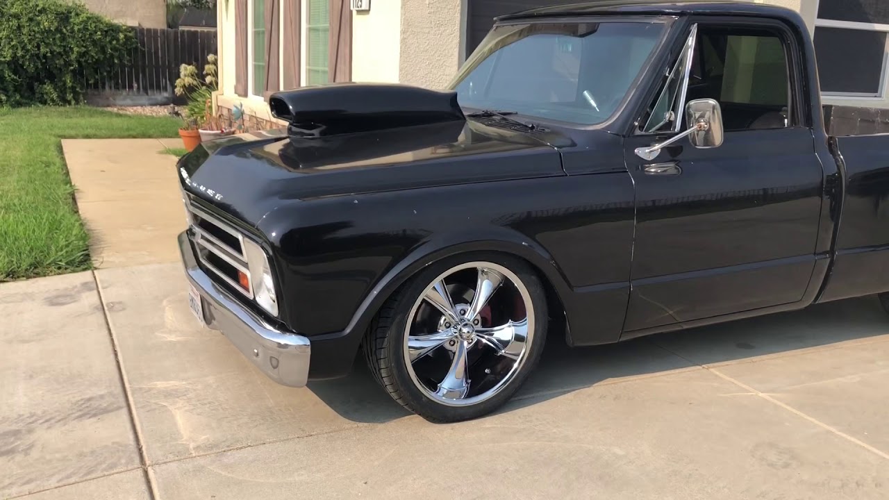 1967 Chevy c10. 20’s 22’s ridler rims American Racing Wheels - YouTube