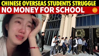 Chinese Overseas Students Are Crying, No Money for School! Many Parents Bankrupt, Unemployed