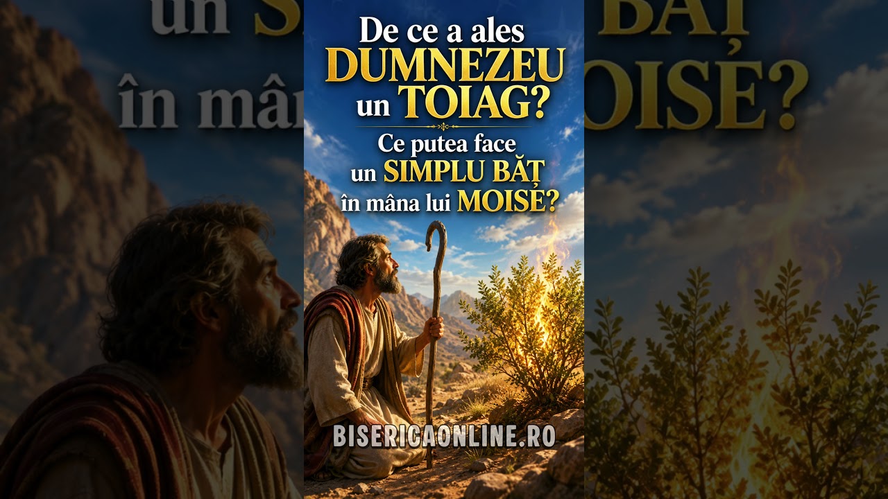 De ce a ales Dumnezeu un toiag? Ce putea face un simplu băţ în mâna lui Moise? - Întrebări biblice