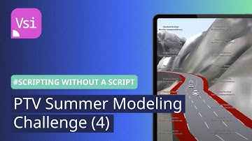 PTV Summer Modeling Challenge (4) | PTV Vissim | #scriptingwithoutascript