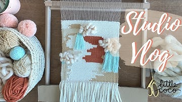 How I make woven wall hangings - WEAVE WITH ME