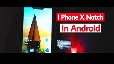 I Phone X Notch In Any Android Phone 🔥