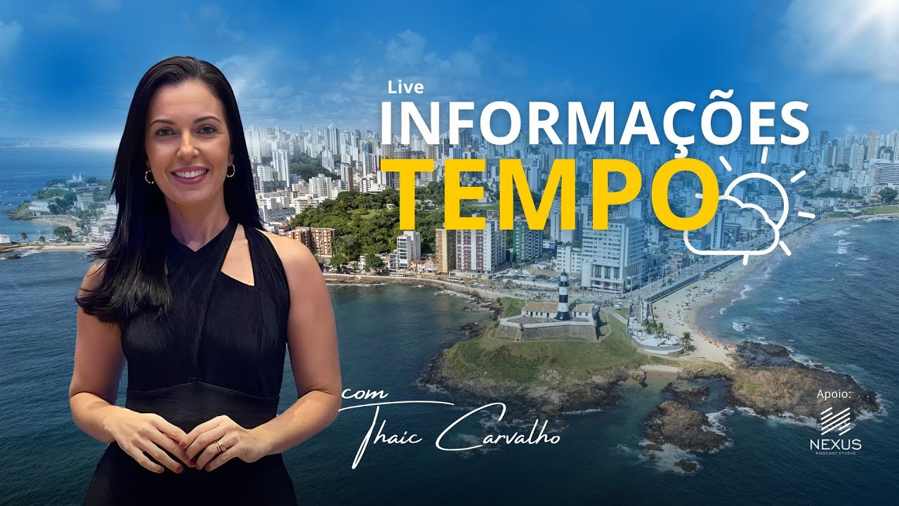 Live de Informações do Tempo (12.11.25) - Com Thaic Carvalho