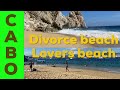 CABO SAN LUCAS Mexico. LOVERS BEACH and DIVORCE BEACH. Cabos land end. Water taxi.