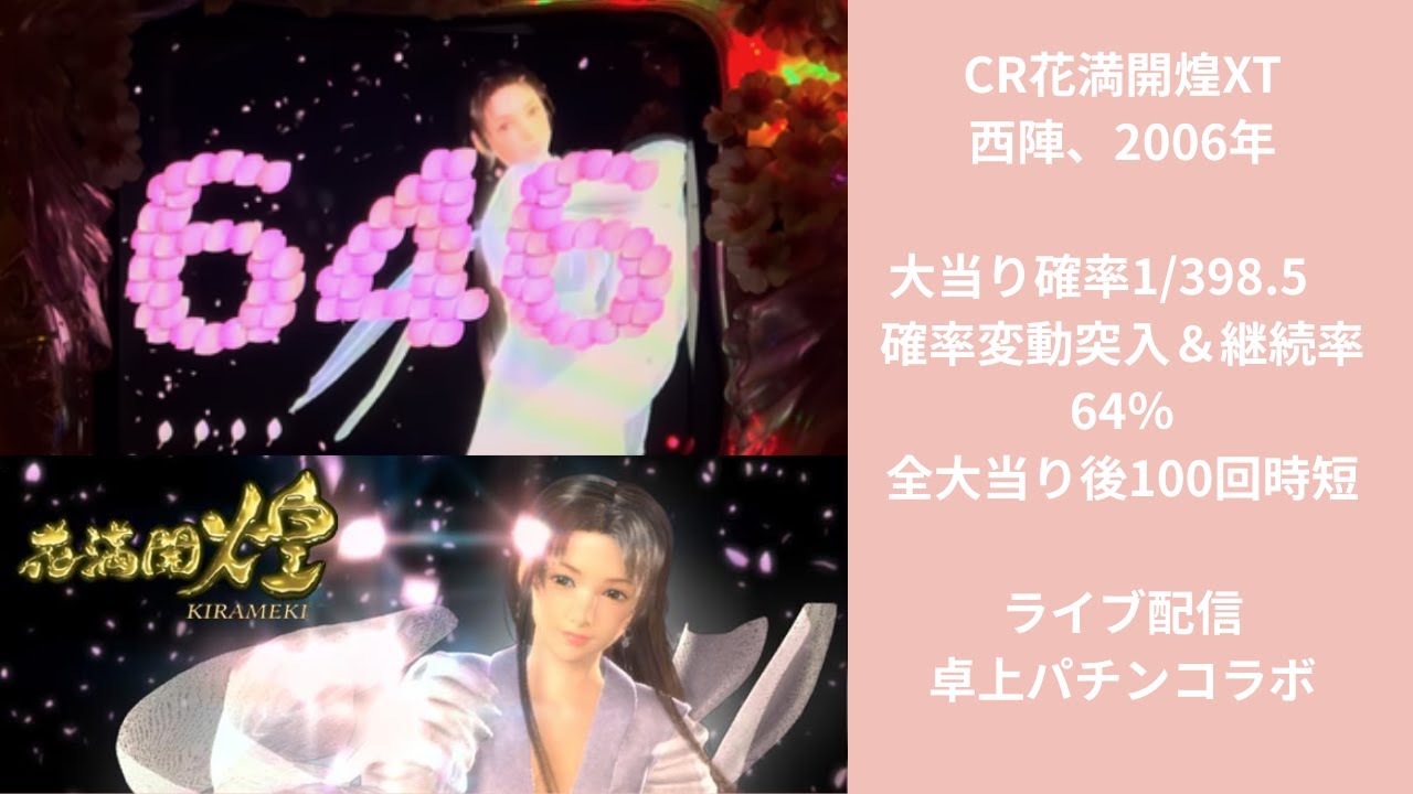 CR花満開煌（西陣）4/29ライブ配信終了分 - YouTube
