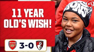 An 11 Year Old Fan Says What It Will Mean To Win The League! | Arsenal 3-0 Bournemouth