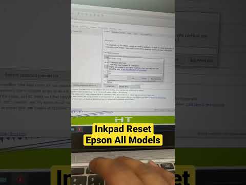 video Epson L382 Ink Pad Reset Tutorial