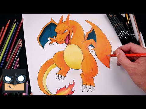 How To Draw Charizard | Pokemon Draw & Color Tutorial