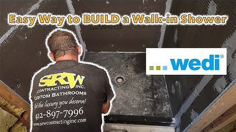 How to BUILD a Walk-in Shower | WEDI Shower System | PLAN LEARN BUILD