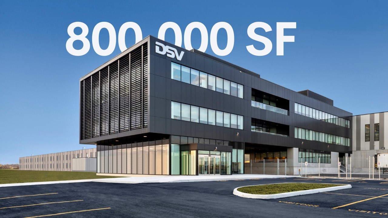 800,000 SF warehouse | DSV Global | Visualization | Property Video