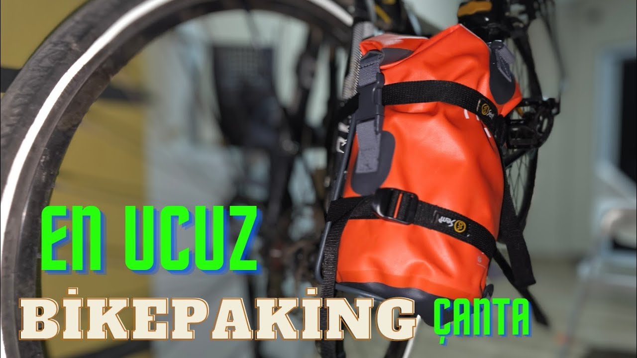Bikepacking İçin En Ekonomik Çözüm Bisiklet Turu İçin Su Geçirmez Çanta Sitemi Semçanta Ön Maşa