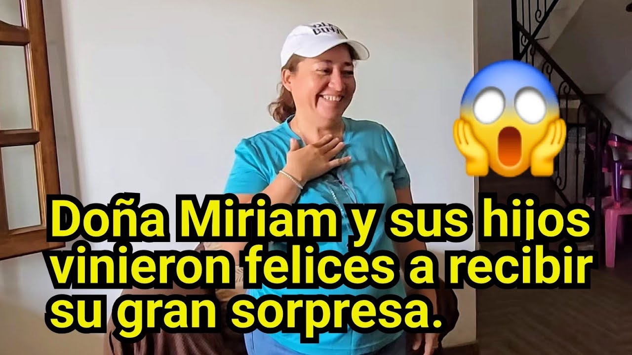 😱LE MANDARON UNA GRAN CAJA 📦 DESDE U.S.A. A DOÑA MIRIAM Y SUS HIJOS.😱