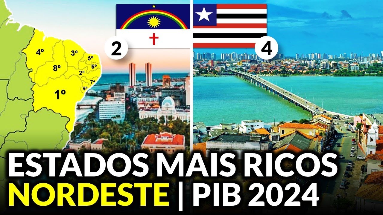 OS ESTADOS MAIS RICOS DO NORDESTE - YouTube