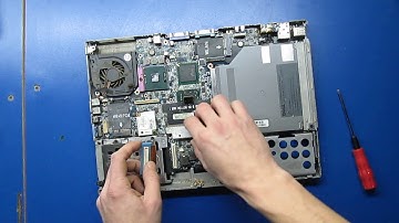 DELL Latitude D630 cleaning and Disassembly