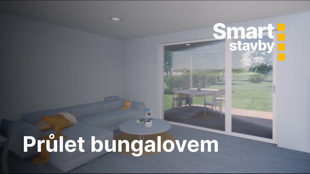 Průlet interiérem Bungalovu Smart GO! | Smart stavby s.r.o.